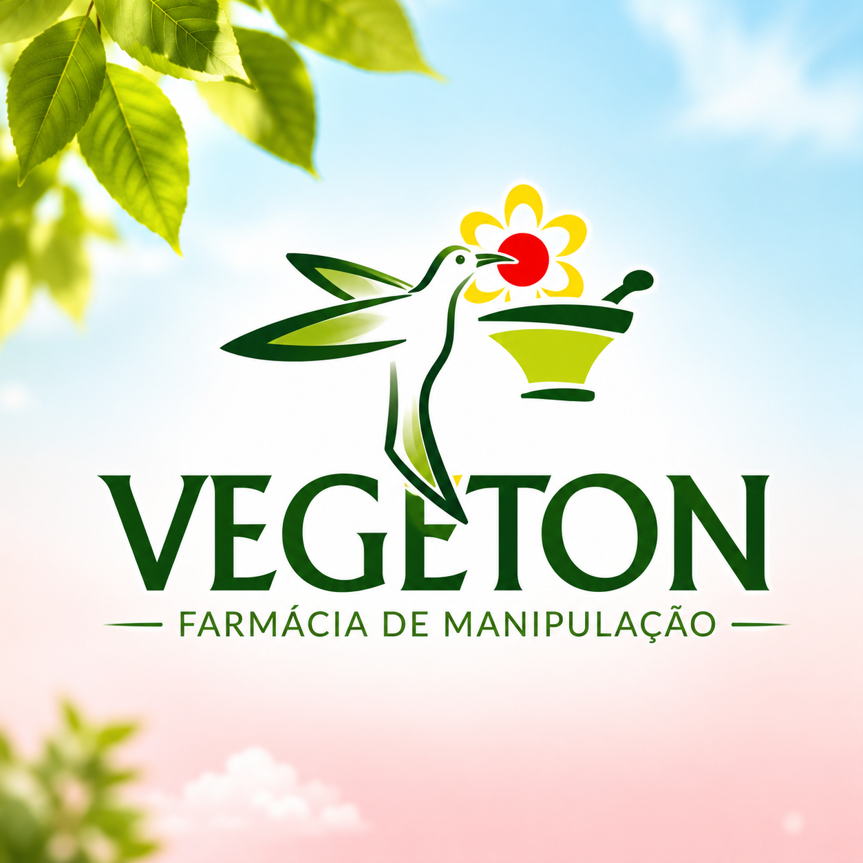 Logo Vegeton Farmácia de Manipulação