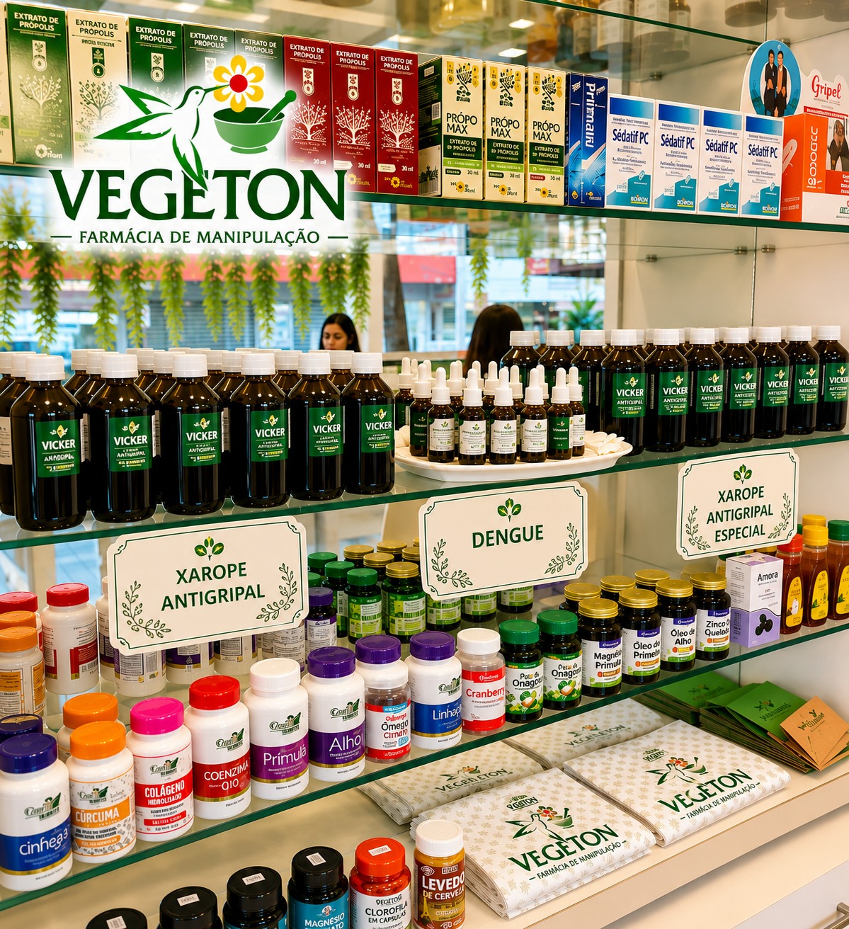 Vitrine completa Vegeton